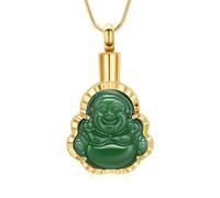 ZEZILE Cremazione Gioielli per Ceneri Statua Urna Collana In Acciaio Inox Memorial Ciondolo Funerale Keepsake Regalo per Uomini Donne