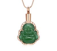 ZEZILE Cremazione Gioielli per Ceneri Statua Urna Collana In Acciaio Inox Memorial Ciondolo Funerale Keepsake Regalo per Uomini Donne