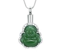 ZEZILE Cremazione Gioielli per Ceneri Statua Urna Collana In Acciaio Inox Memorial Ciondolo Funerale Keepsake Regalo per Uomini Donne
