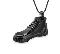 ZEZILE Cremazione Gioielli Scarpe Urna Collana per Cenere Titolare In Acciaio Inox Ceneri Keepsake Memorial Urna Gioielli