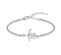 ZEZILE Cremazione Gioielli Tartaruga Urna Bracciale per Ceneri per Donne Uomini Cenere Bracciale In Acciaio Inox Keepsake Memorial Pet Ceneri Gioielli