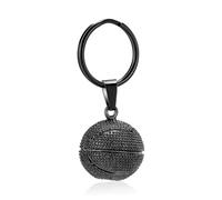 ZEZILE Cristallo Basket Cremazione Portachiavi Memorial Gioielli In Acciaio Inox Pendente Urne Per Umano/Animale Domestico Ceneri Uomo Keepsake