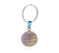 ZEZILE Cristallo Basket Cremazione Portachiavi Memorial Gioielli In Acciaio Inox Pendente Urne Per Umano/Animale Domestico Ceneri Uomo Keepsake