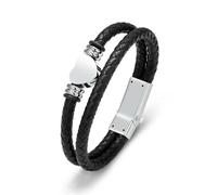 ZEZILE Cuore Cremazione Gioielli Intrecciato Urna Bracciale per Ceneri In Acciaio Inox Memorial Ceneri Keepsake Bracciale per Donne Uomini