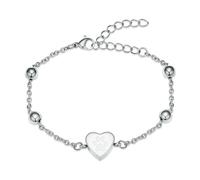 ZEZILE Cuore Cremazione Gioielli Paw Print Urna Bracciale per Ceneri In Acciaio Inox Keepsake Regolabile Bracciale Commemorativo per Uomo Donna