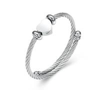 ZEZILE Cuore Urna Bracciale per Ceneri In Acciaio Inox Cremazione Gioielli per Le Donne Uomini Ceneri Bracciale Keepsake Memoriale per I Gioielli