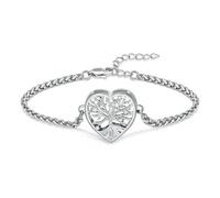 ZEZILE Donne Cremazione Braccialetto Memorial Urna Bracciale Albero Cuore Urne Per Cenere Titolare Regolabile Keepsake Braccialetti Gioielli