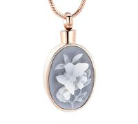 ZEZILE Farfalla Cremazione Gioielli per Ceneri Memorial Medaglioni Urna Collana Pendenti In Acciaio Inox Keepsake per Le Donne