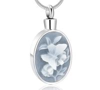 ZEZILE Farfalla Cremazione Gioielli per Ceneri Memorial Medaglioni Urna Collana Pendenti In Acciaio Inox Keepsake per Le Donne