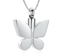 ZEZILE Farfalla Cremazione Gioielli per Ceneri per Le Donne Keepsake Memorial Loved One Urna Medaglione per Cenere Di Cane/Gatto Umano