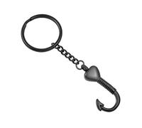 ZEZILE Gancio da pesca cremazione portachiavi per ceneri Keepsake Memorial Jewelry per donne/uomini