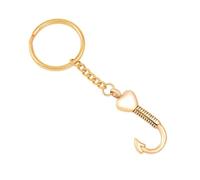 ZEZILE Gancio da pesca cremazione portachiavi per ceneri Keepsake Memorial Jewelry per donne/uomini