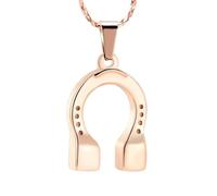 ZEZILE Gioielli di cremazione Collana urna a ferro di cavallo per ceneri Keepsake Memorial Jewelry per ceneri umane/animali domestici