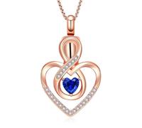 ZEZILE Gioielli di cremazione per ceneri Amore cuore urna collana per ceneri per le donne Collana commemorativa urna della persona amata