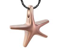ZEZILE Gioielli di cremazione Starfish per ceneri Memorial Keepsake per donne/uomini Memorial Keepsake Urna pendenti