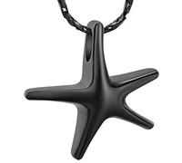 ZEZILE Gioielli di cremazione Starfish per ceneri Memorial Keepsake per donne/uomini Memorial Keepsake Urna pendenti