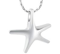 ZEZILE Gioielli di cremazione Starfish per ceneri Memorial Keepsake per donne/uomini Memorial Keepsake Urna pendenti