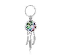 ZEZILE Hollow Cremazione Gioielli Ceneri Urna Portachiavi In Acciaio Inox Donna Keepsake Memorial Gioielli Personalizza