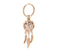 ZEZILE Hollow Cremazione Gioielli Ceneri Urna Portachiavi In Acciaio Inox Donna Keepsake Memorial Gioielli Personalizza