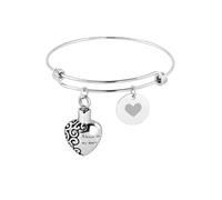 ZEZILE Keepsake Bracciale Uomo Donna In Acciaio Inox Sempre nel mio cuore amore cuore Urna Bracciale Per Ceneri Cremazione Gioielli