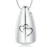 ZEZILE Lacrima Memroial Gioielli Memoria Lascia Pendente Tenere Ceneri Goccia D'acqua Cremazione Urna Collana Per Animale Domestico/Umano Ceneri