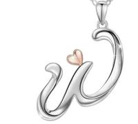 ZEZILE Lettera iniziale urna cenere collana per le donne cremazione gioielli piccolo cuore urna medaglione ciondolo memorial ceneri gioielli
