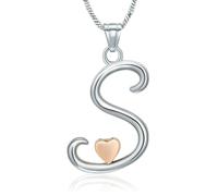 ZEZILE Lettera iniziale urna cenere collana per le donne cremazione gioielli piccolo cuore urna medaglione ciondolo memorial ceneri gioielli