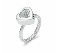 ZEZILE Memorial Urna Anello Cuore Piccole Urne Cremazione Gioielli Per Le Ceneri Umane Amante Presente In Acciaio Inox Donne Keepsake