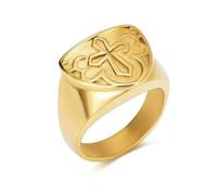ZEZILE Mens Anello Ricordo Per Ceneri Croce Modello In Acciaio Inox Cremazione Gioielli In Acciaio Inox Funerale Memorial Urna Anelli