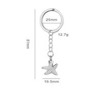 ZEZILE Pesce cremazione gioielli ceneri Keepsake urna Memorial portachiavi in acciaio inox Memorial Keepsake Ceneri Gioielli