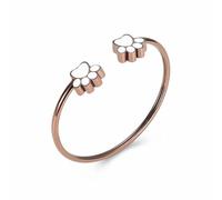 ZEZILE Pet Cremation Bracciale per ceneri Animal Paw Urna incidibile Bracciale Keepsake Ash Holder Memorial Jewelry per gatto/cane