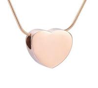 ZEZILE Piccolo Cuore Cenere Ricordo Urne Collana Pet Dog Cat Memorial Urna Collana Tenere Ceneri Cremazione Gioielli Pendenti Donne