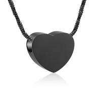 ZEZILE Piccolo Cuore Cenere Ricordo Urne Collana Pet Dog Cat Memorial Urna Collana Tenere Ceneri Cremazione Gioielli Pendenti Donne
