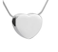 ZEZILE Piccolo Cuore Cenere Ricordo Urne Collana Pet Dog Cat Memorial Urna Collana Tenere Ceneri Cremazione Gioielli Pendenti Donne