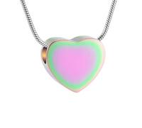 ZEZILE Piccolo Cuore Cenere Ricordo Urne Collana Pet Dog Cat Memorial Urna Collana Tenere Ceneri Cremazione Gioielli Pendenti Donne