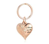 ZEZILE Portachiavi apribile per cremazione a cuore con urne per ceneri umane/animali domestici Personalizza i regali per donne/uomini Portachiavi commemorativi Gioielli