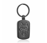 ZEZILE Portachiavi di cremazione per ceneri Dog Tag Urna Memorial Gioielli Regalo Ricordo funebre per uomini donne