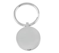 ZEZILE Portachiavi in acciaio inox Memorial Ceneri Rotondo Charm Cremazione Urna Keepsake