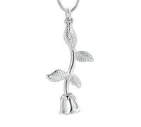 ZEZILE Rose Flower Cremation Jewelry Rose Shape Cremation Jewelry Urne per ceneri