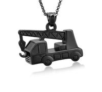 ZEZILE Urna Collana per Ceneri Cremazione Gioielli In Acciaio Inox Ceneri Pendente per Donne Uomini Keepsake Memorial per Gioielli