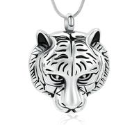 ZEZILE Urna Collana per Ceneri Cremazione Gioielli per Uomo Donna In Acciaio Inox Cenere Ciondolo Keepsake Memorial Pet Cenere Gioielli