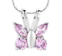 ZEZILE Urna Collana per Ceneri Farfalla Cremazione Gioielli Cristallo Ceneri Pendente In Acciaio Inox Keepsake Memorial Urna Gioielli per Le Donne