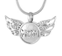 ZEZILE Urna Collane per Ceneri per Donne Uomini Memorial Medaglioni Pendente Inciso Sempre nella mia Mente Per Sempre nel mio