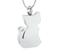 ZEZILE Urna Collane per Ceneri per Donne Uomini Memorial Medaglioni Pendente Inciso Sempre nella mia Mente Per Sempre nel mio