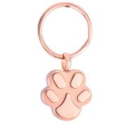 ZEZILE Urna Gioielli Nero In acciaio Inox Cane/Gatto Zampa forma di zampa keepsake urna Portachiavi Per Ceneri cremazione gioielli Portachiavi