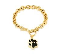ZEZILE Zampe Stampa Urna Bracciale per Ceneri Cremazione Gioielli In Acciaio Inox Cenere Bracciale Memorial Pet Ash Keepsake Gioielli per Uomo Donna