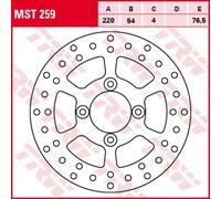 ZF DISCO FRENO ANTERIORE MBK YP 125/150 SKYLINER '98-'10, XN 125