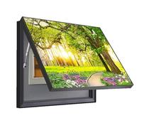 ZFDGHF Copertura Contatore Elettrico Decorativa, Copri Quadro Elettrico Pannello Interruttore, Interni della Copertura Pannello POCHY(B,40x50cm)