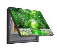 ZFDGHF Copertura Contatore Elettrico Decorativa, Copri Quadro Elettrico Pannello Interruttore, Interni della Copertura Pannello POCHY(D,50x70cm)