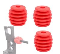 ZFFOZZ 3 Stabilizzatori per Corde da Tiro con L'Arco, Ammortizzatori in Gomma per Archi, Silenziatori per Tiro con L'Arco, per La Caccia Il Tiro al Bersaglio e Le attività All'aperto(Red)